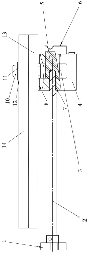 Cam clamping device