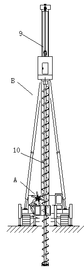 Soil cleaning device and drilling machine as well as use method of soil cleaning device
