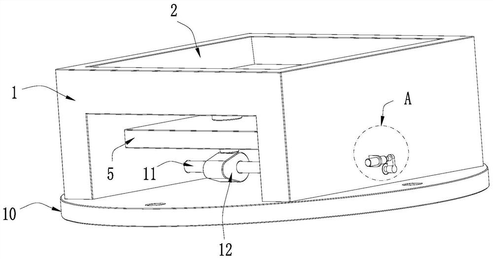 Washing machine shell punch forming mold with demolding assembly