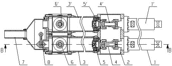 Double-cylinder type sludge pump with discharging seal switching apparatus
