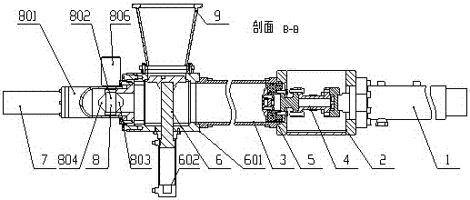 Double-cylinder type sludge pump with discharging seal switching apparatus