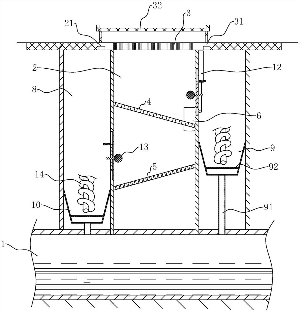 Municipal garden drainage system