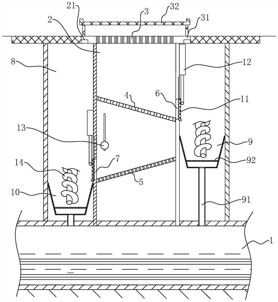 Municipal garden drainage system