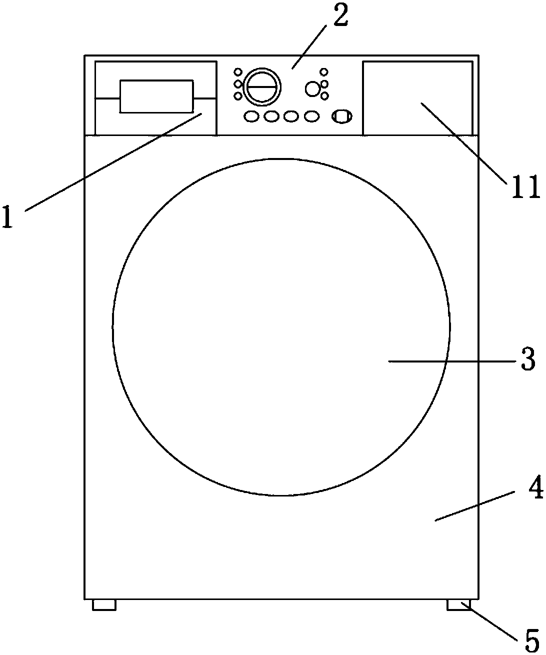 Washing machine with steam washing and caring function