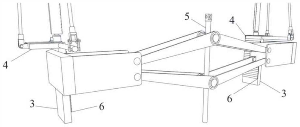 A verticality and elevation control device for coke oven head masonry and its application method