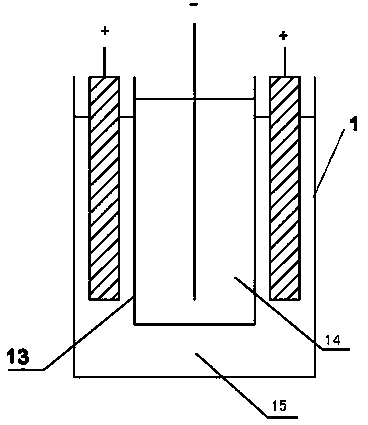 Device for electrolytically depositing nickel or cobalt