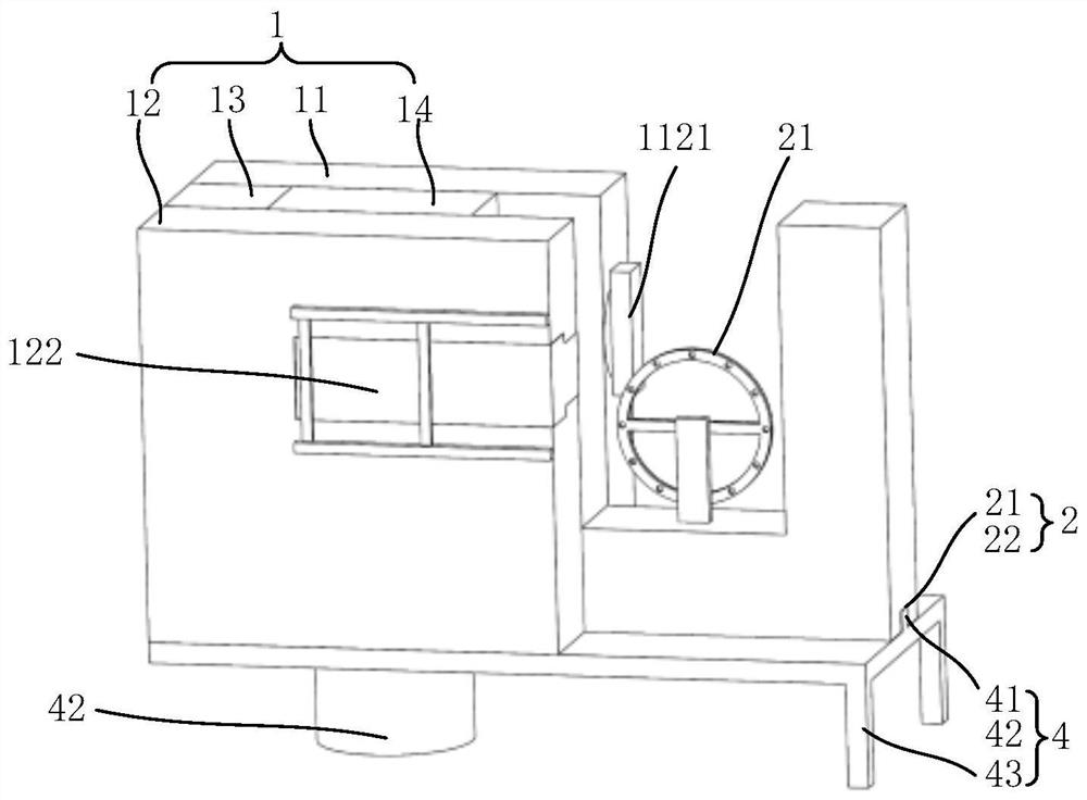 Storage test device for neutron scattering test sample