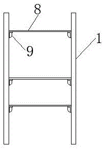 Tool-free-installing-type exhibiting cabinet