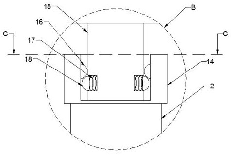 Cable fixing device for line maintenance