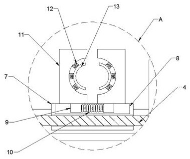 Cable fixing device for line maintenance