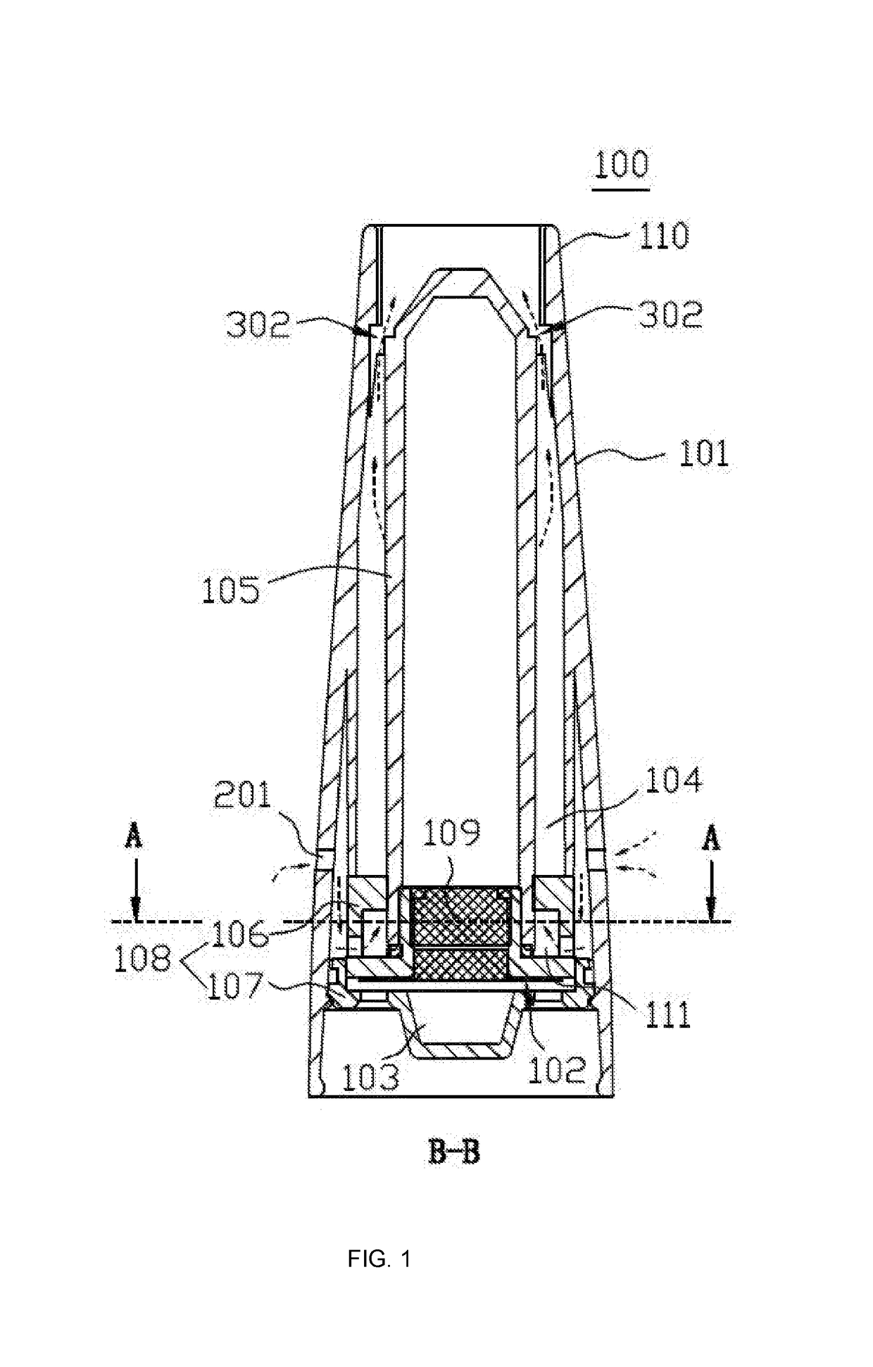 Atomizer with upgraded air passage structure and electronic cigarette having same