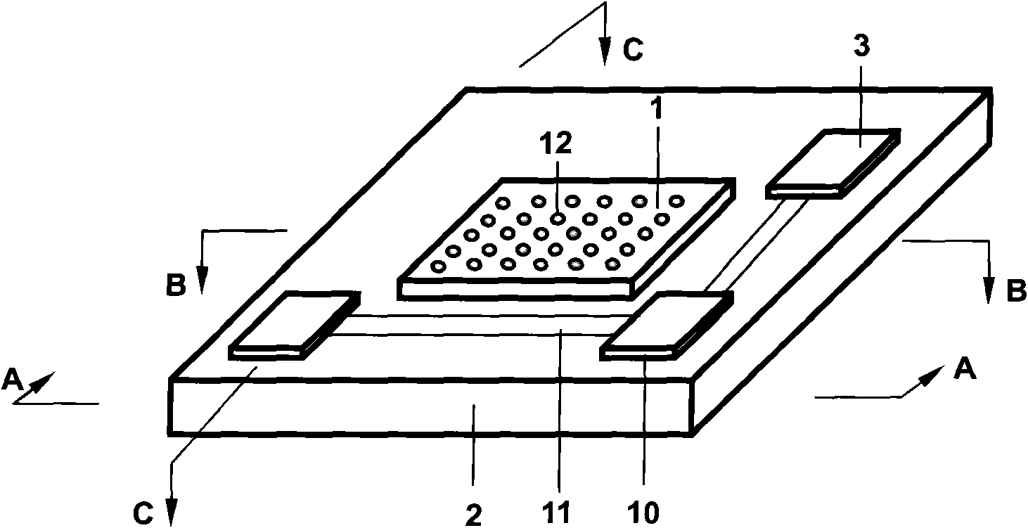 LED light-emitting module with liquid metal heat dispersion heat sink
