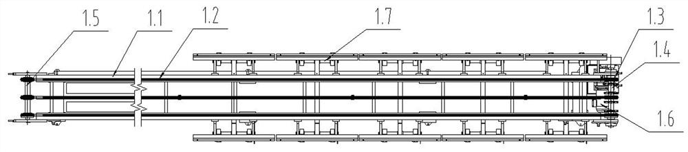 Parting conveying method and parting conveying device for aerated concrete products