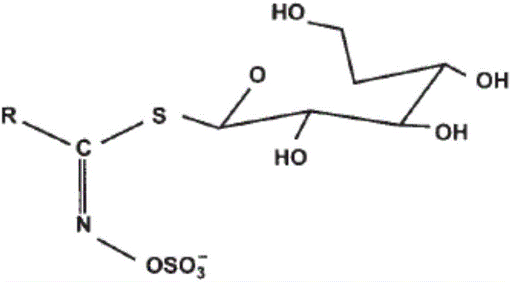 Extraction and separation method of glucosinolate