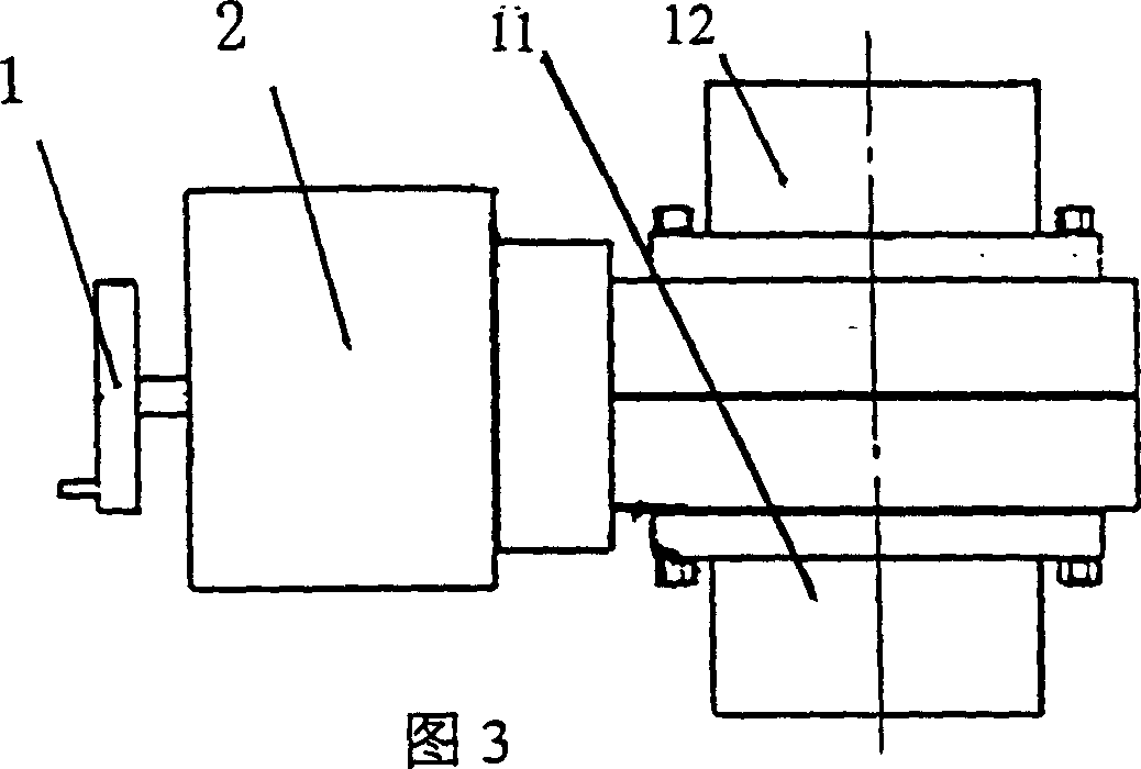 Control actuator of engine for movable pipeline pump set