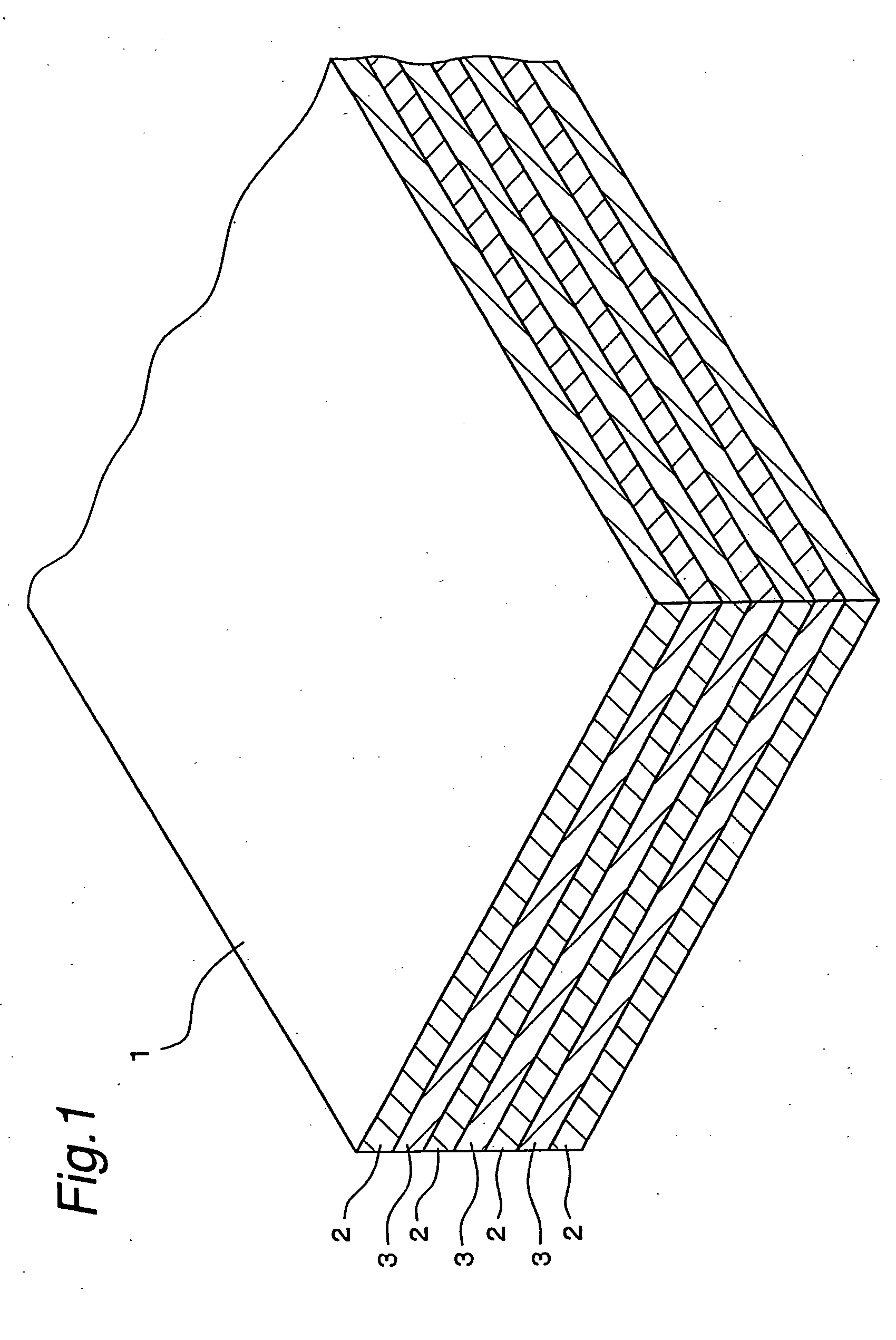 Laminated composite wooden material and method of manufacturing material