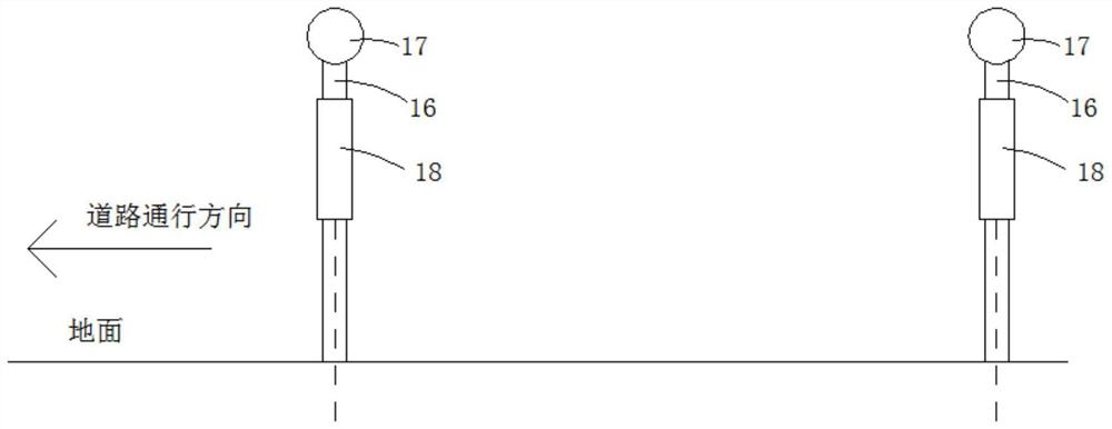 Electric vehicle wireless charging method and system based on intelligent lamp pole