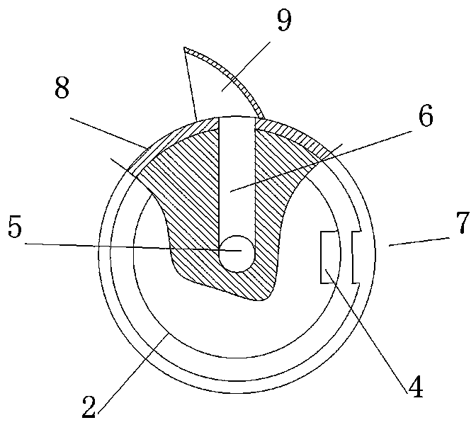Rotating shaft used for motor