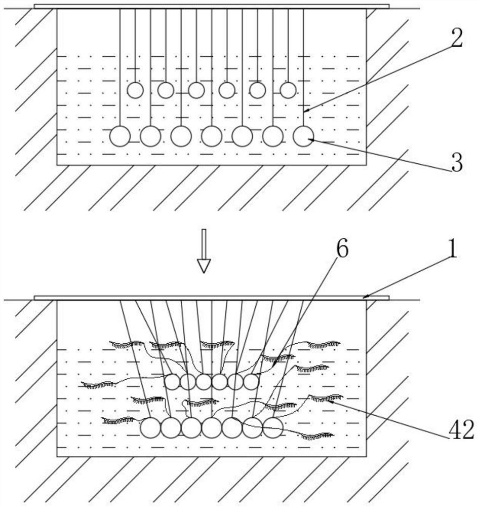 Ecdysis-type adsorption ball plate for suspended solids in sewage