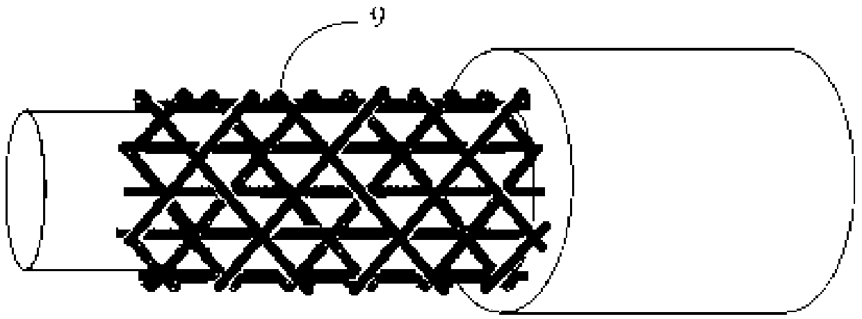 Nerve conduit of magnesium wire and silk compositely woven structure and preparation method of nerve conduit
