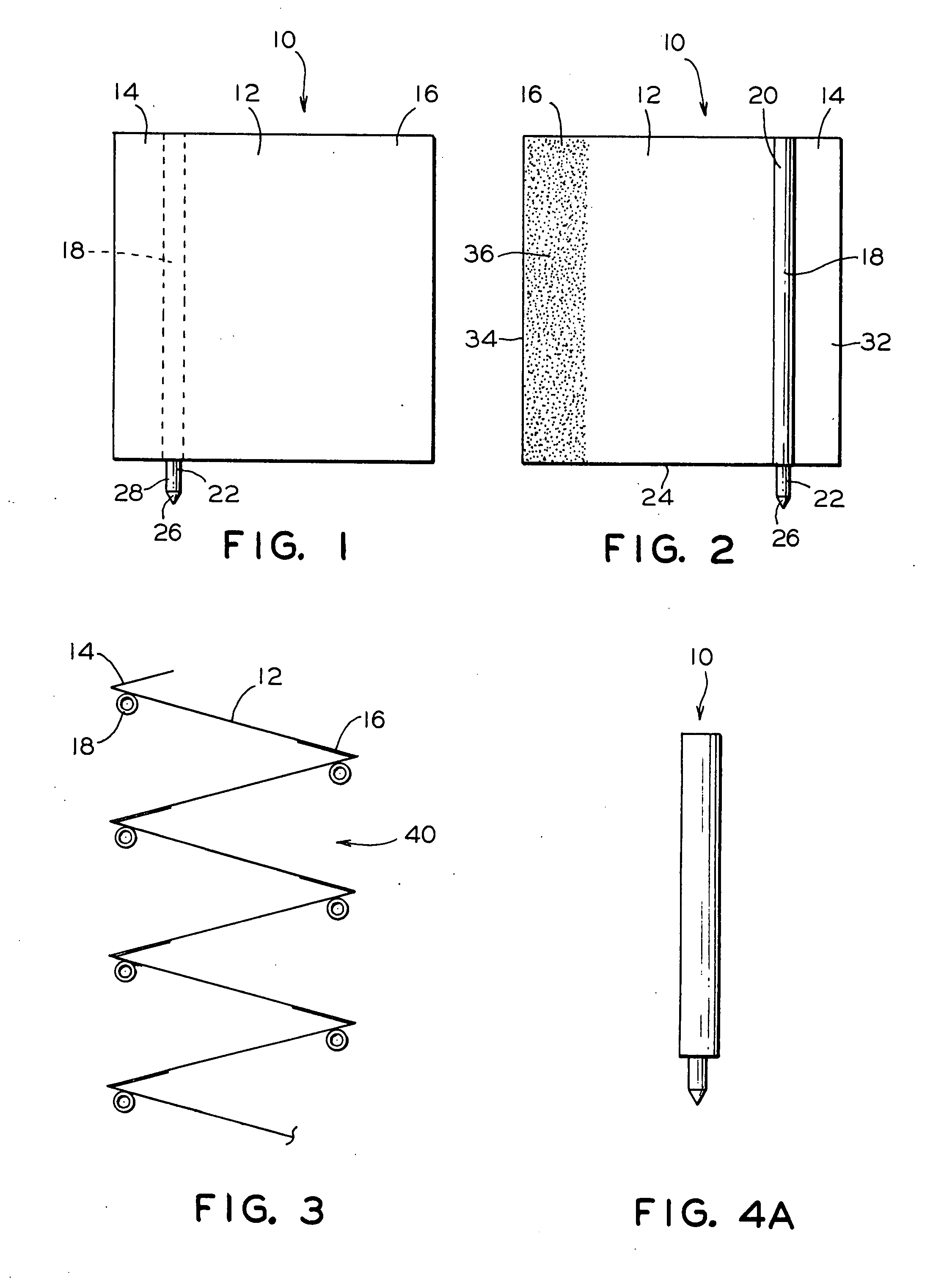 Sanitary disposable writing instrument, method of making, and dispenser therefore