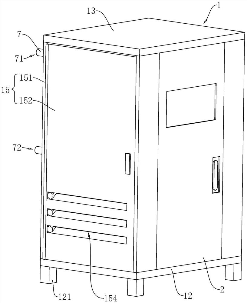 Transformer distribution box convenient for heat dissipation