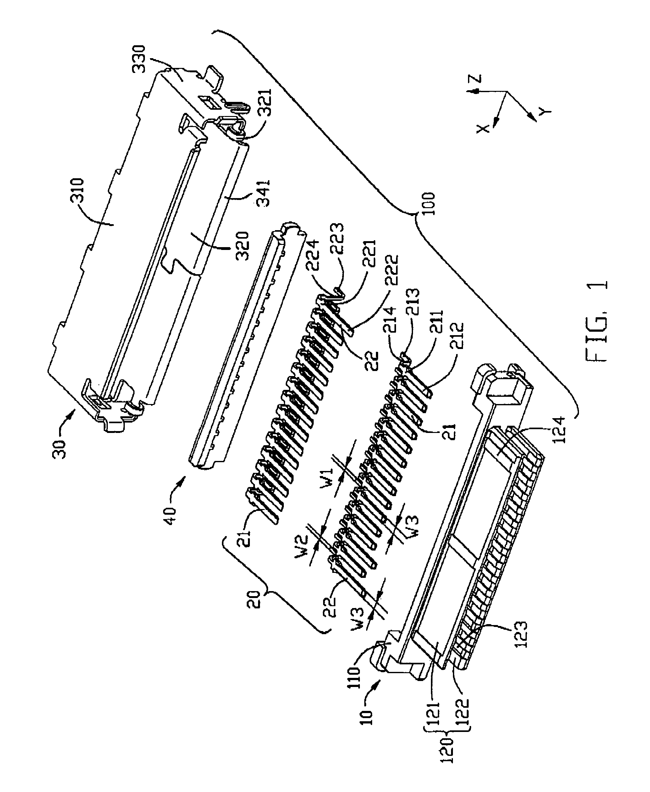Electrical connector with improved contact