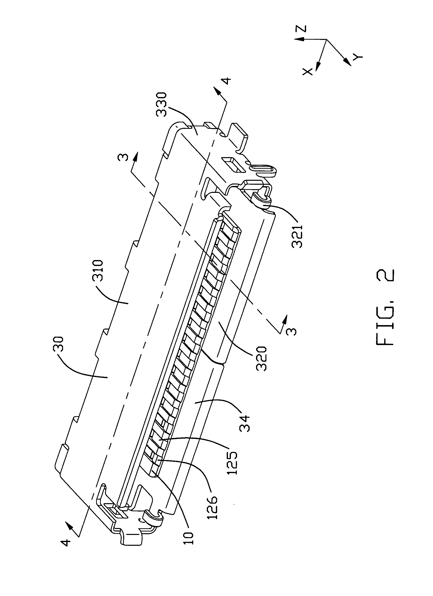 Electrical connector with improved contact