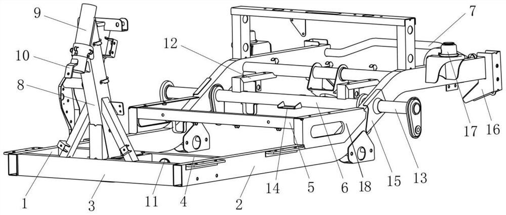 A chassis structure assembly and vehicle