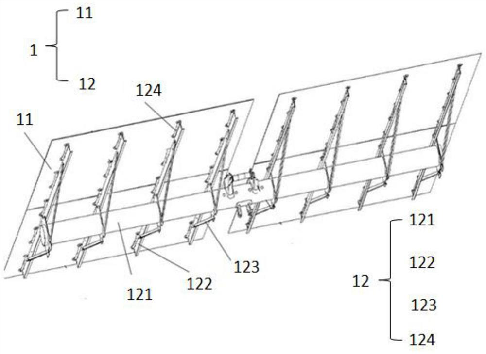 Heliostat body assembling device