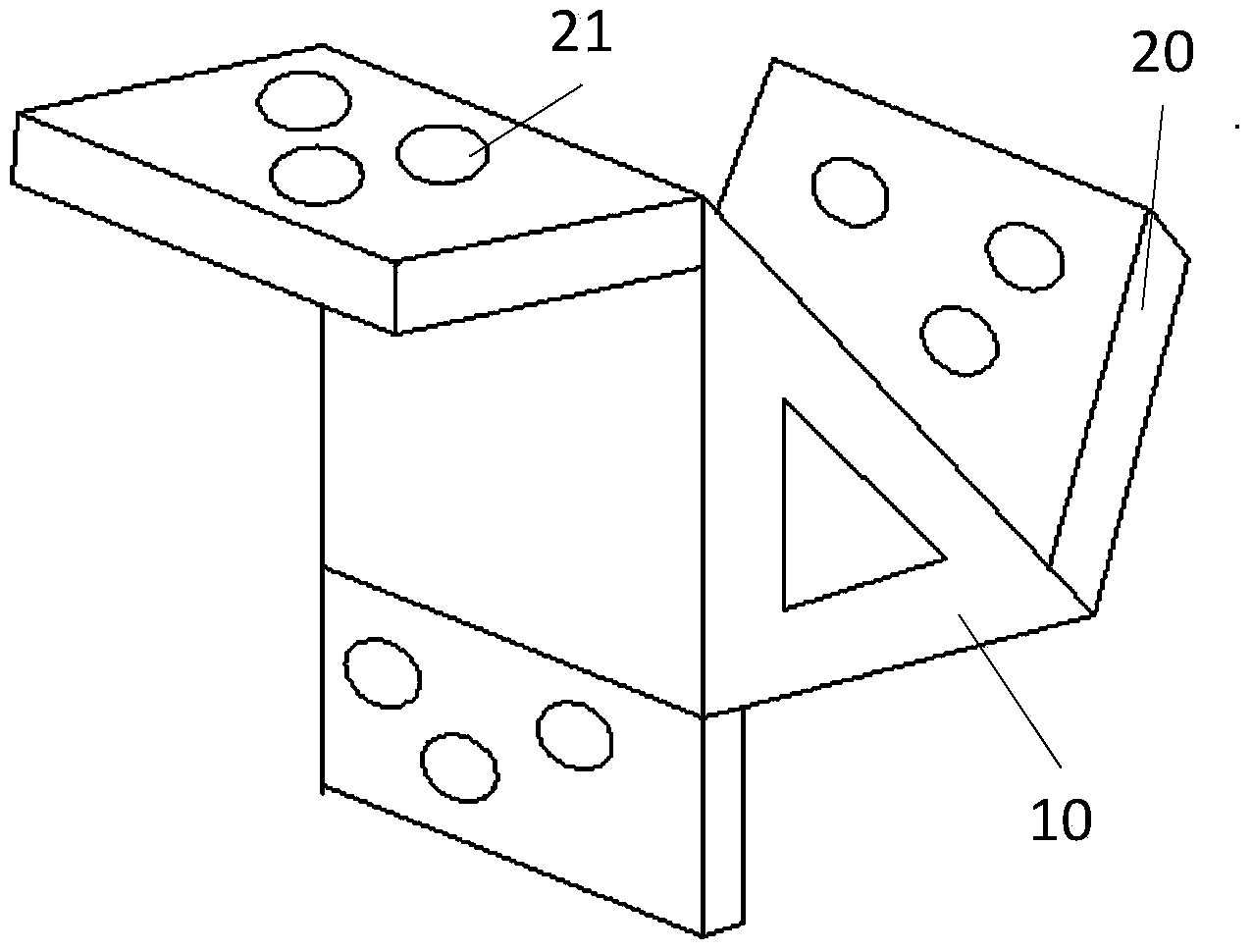 Connector device for connecting rod part