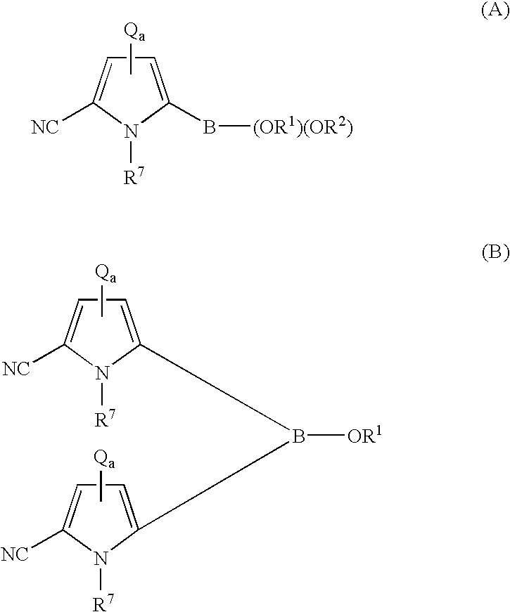 Coupling process for generating reactive boron-containing derivatives of N-substituted pyrrole-2-carbonitriles to produce biaryls