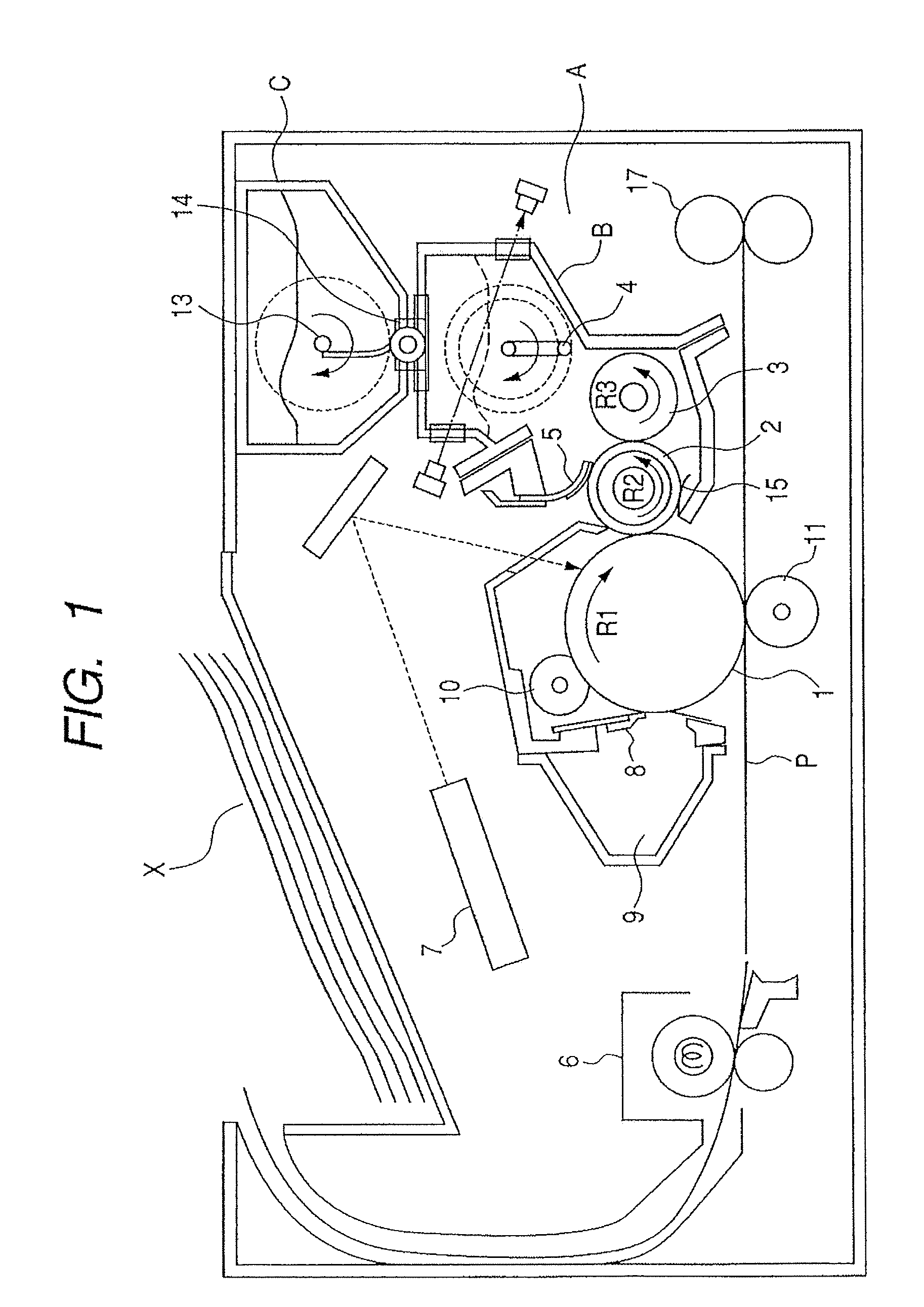 Image forming apparatus with a developer regulating member