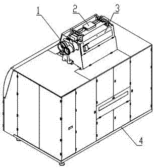 Cut tobacco online weighing device and weighing method