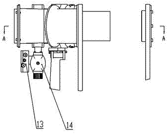 Cut tobacco online weighing device and weighing method