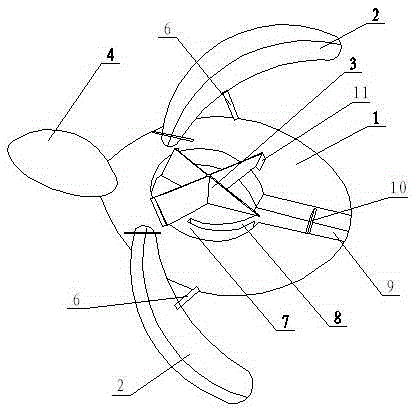 Sea, land and air all-round wing-type airflow directional aircraft