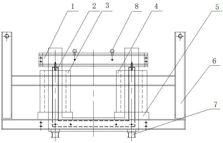 Transformer with split and pluggable iron core for screening test