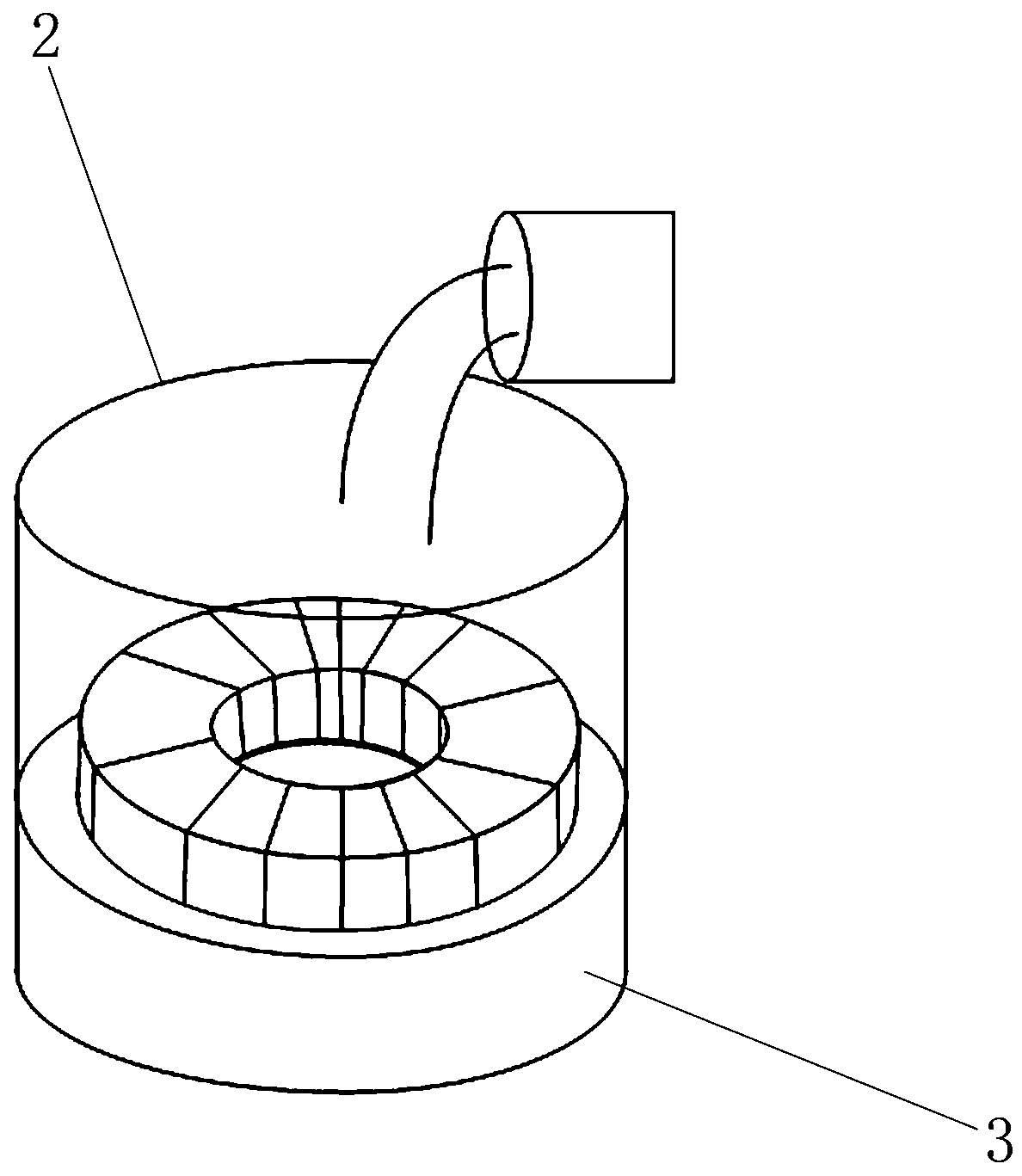 Organic silica gel PDMS based aeroengine bearing totally-enclosed packaging method