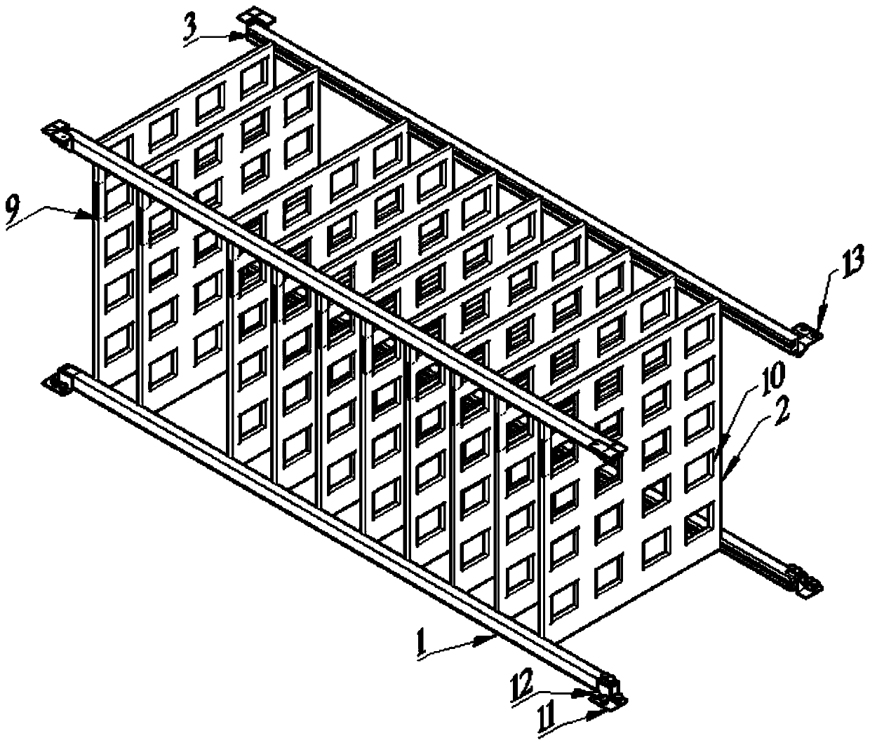 Convenient-to-adjust edible fungus fruiting frame