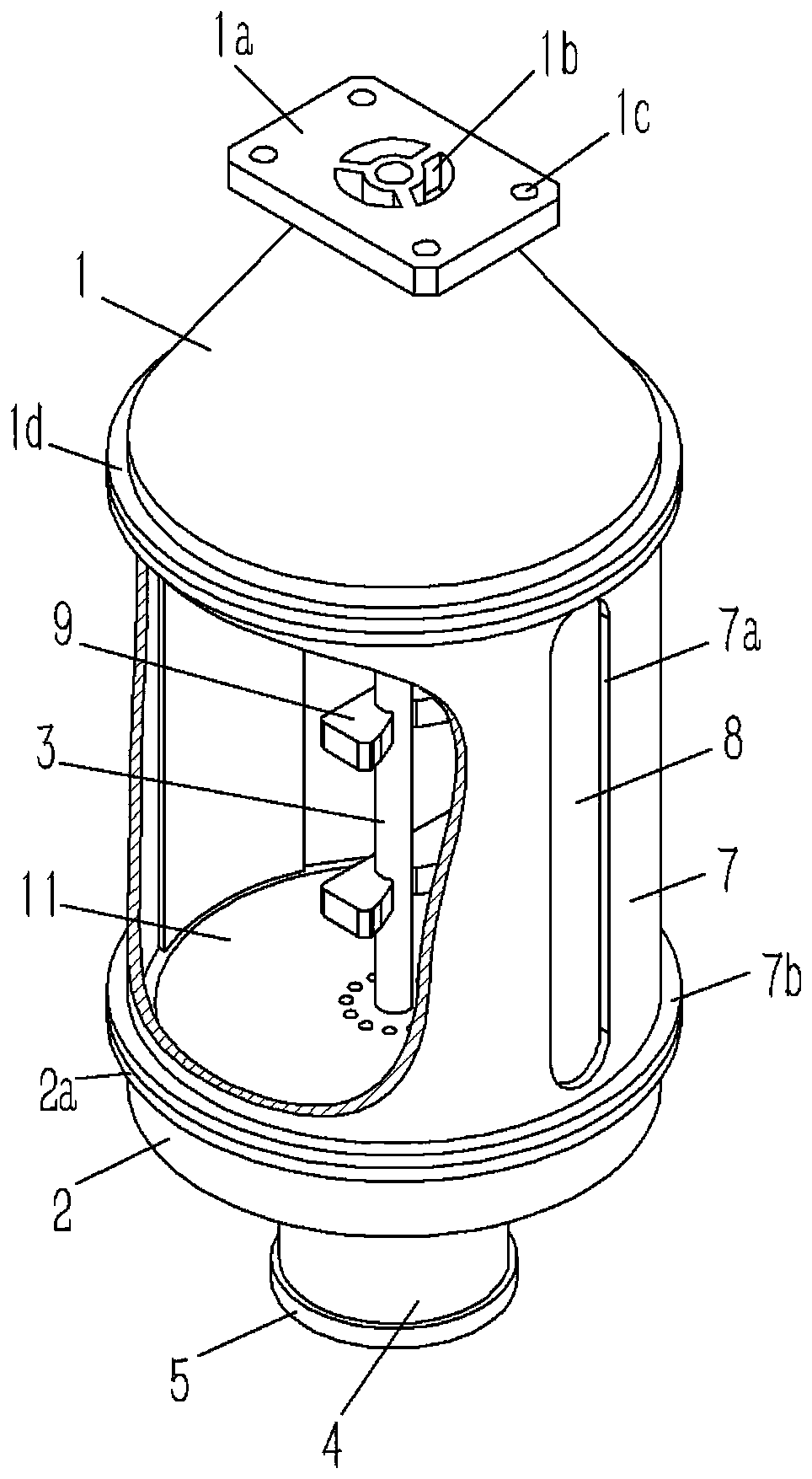 Transformer respirator with optimized structure
