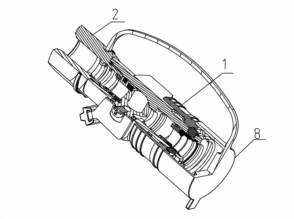 Safety self-locking quick joint