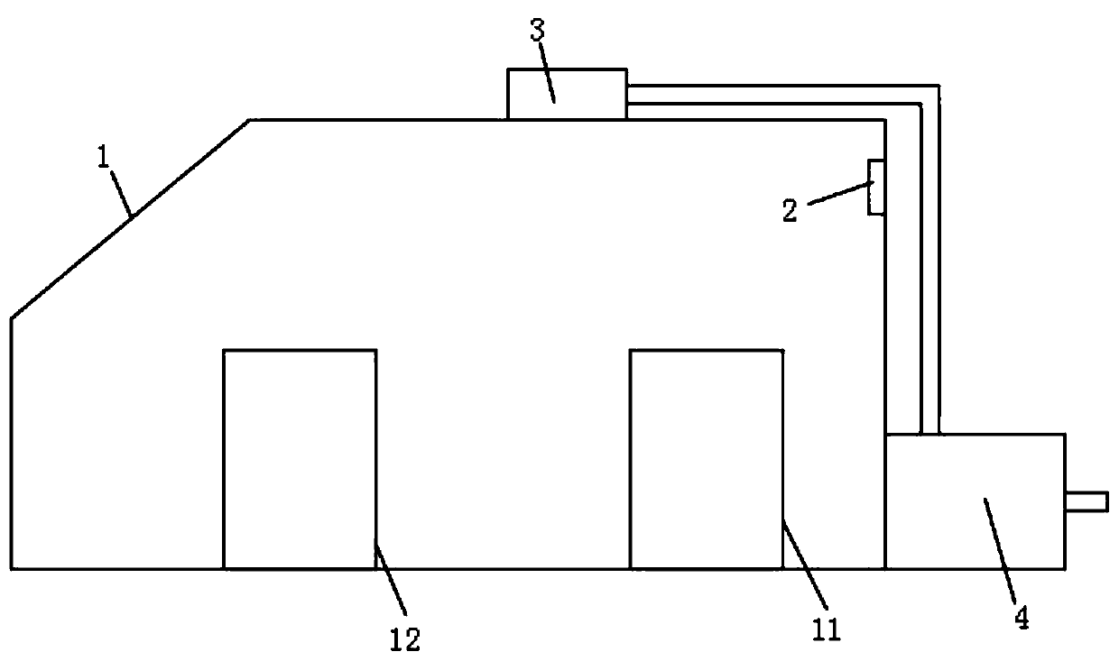 Fresh air system for bus station