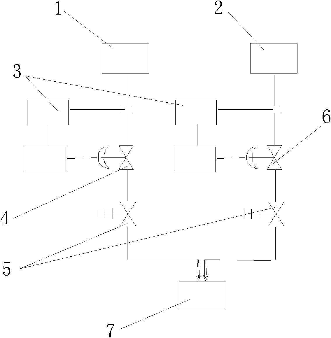 Flow control method of combustion system