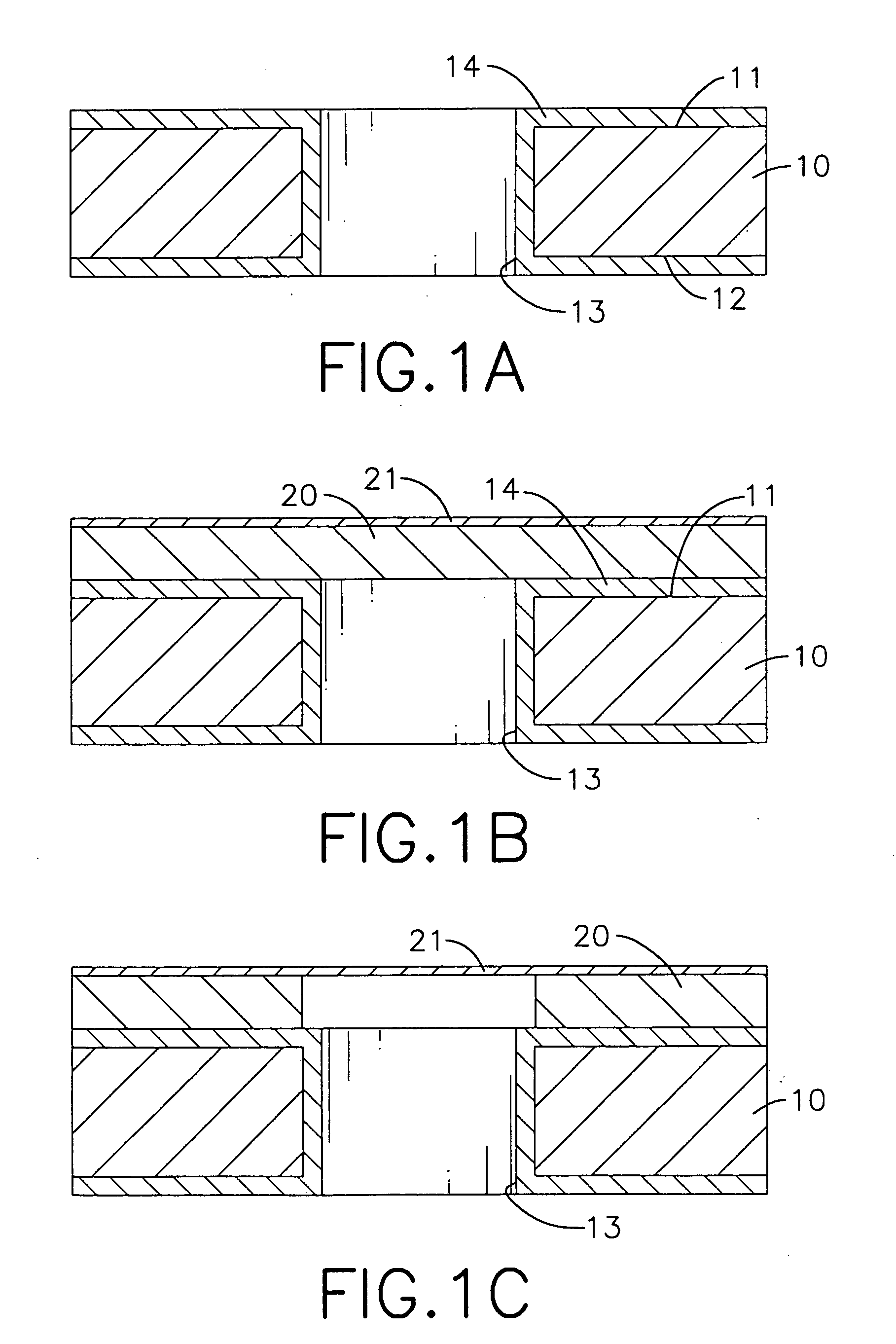 Method of fabricating circuitry without conductive circle