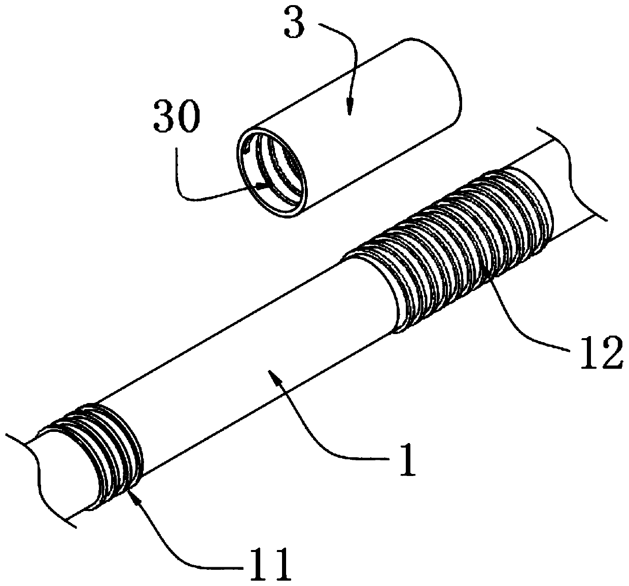 Conductive infusion set guided by central vein headend positioning electrocardio