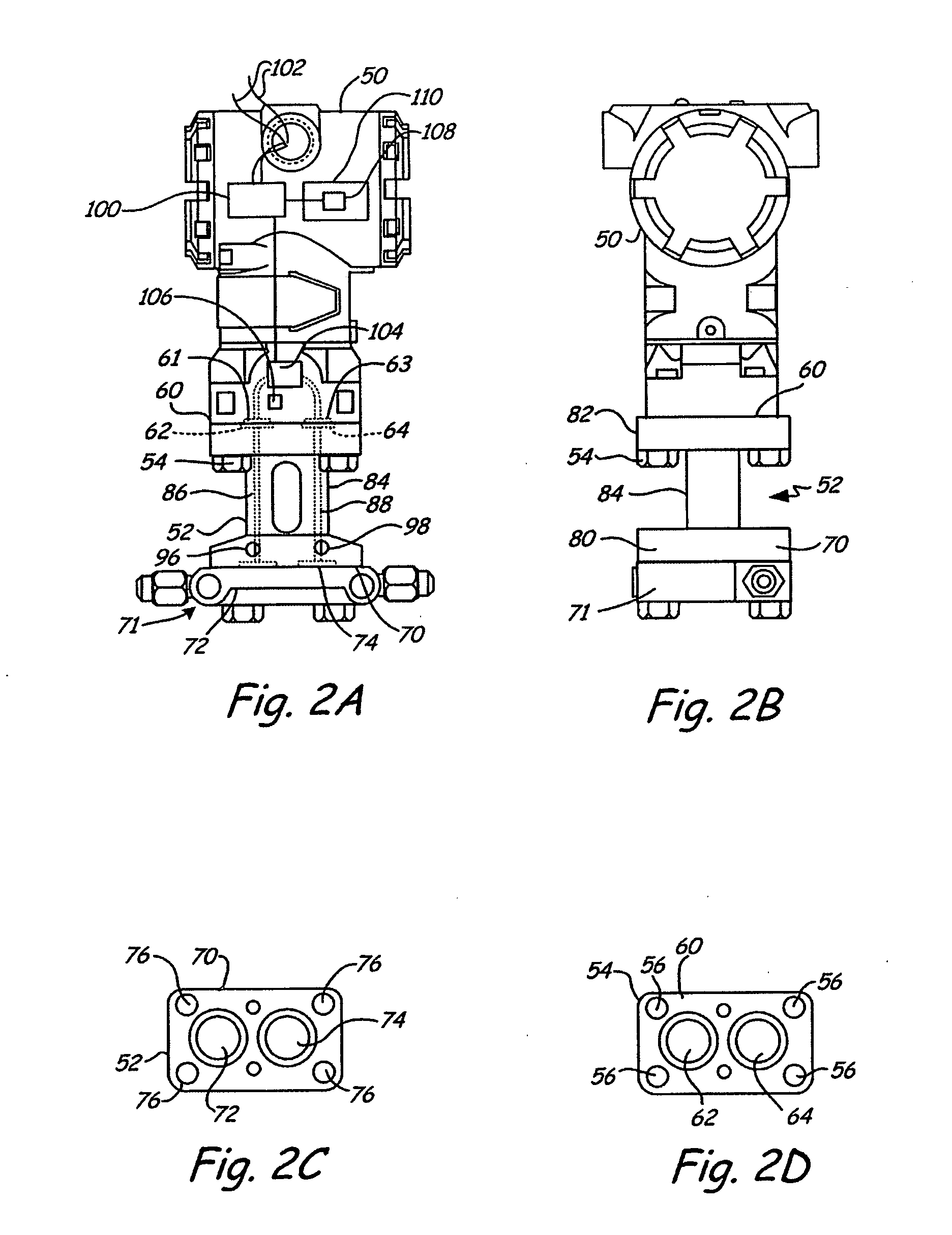Process transmitter isolation assembly