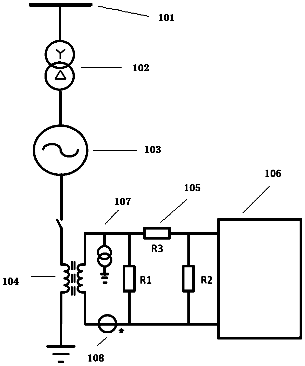 Detection system and method of injection-type stator grounding protection device