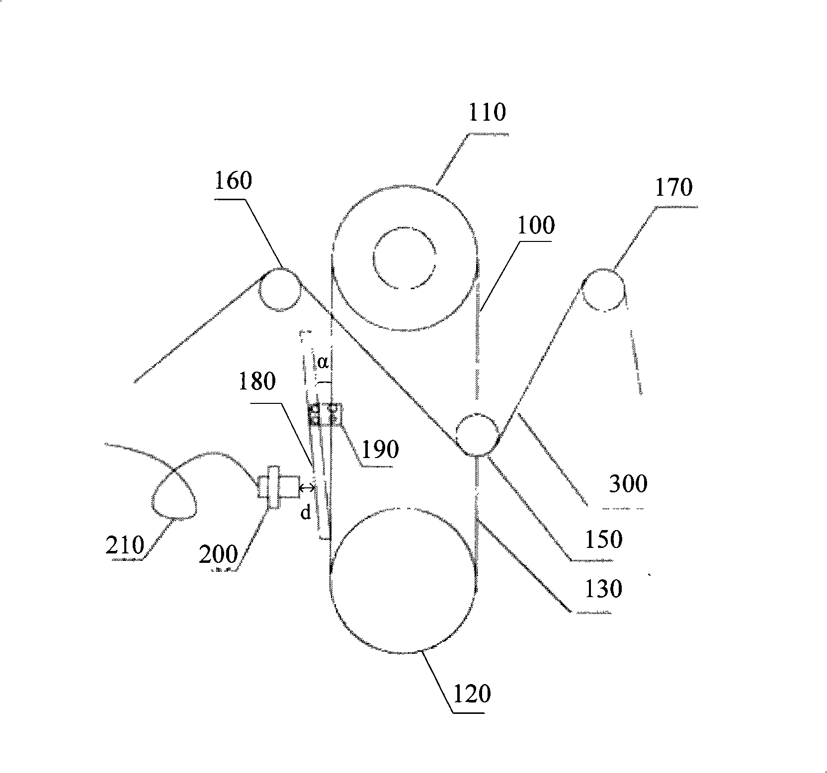 Tension detecting method and device of cloth