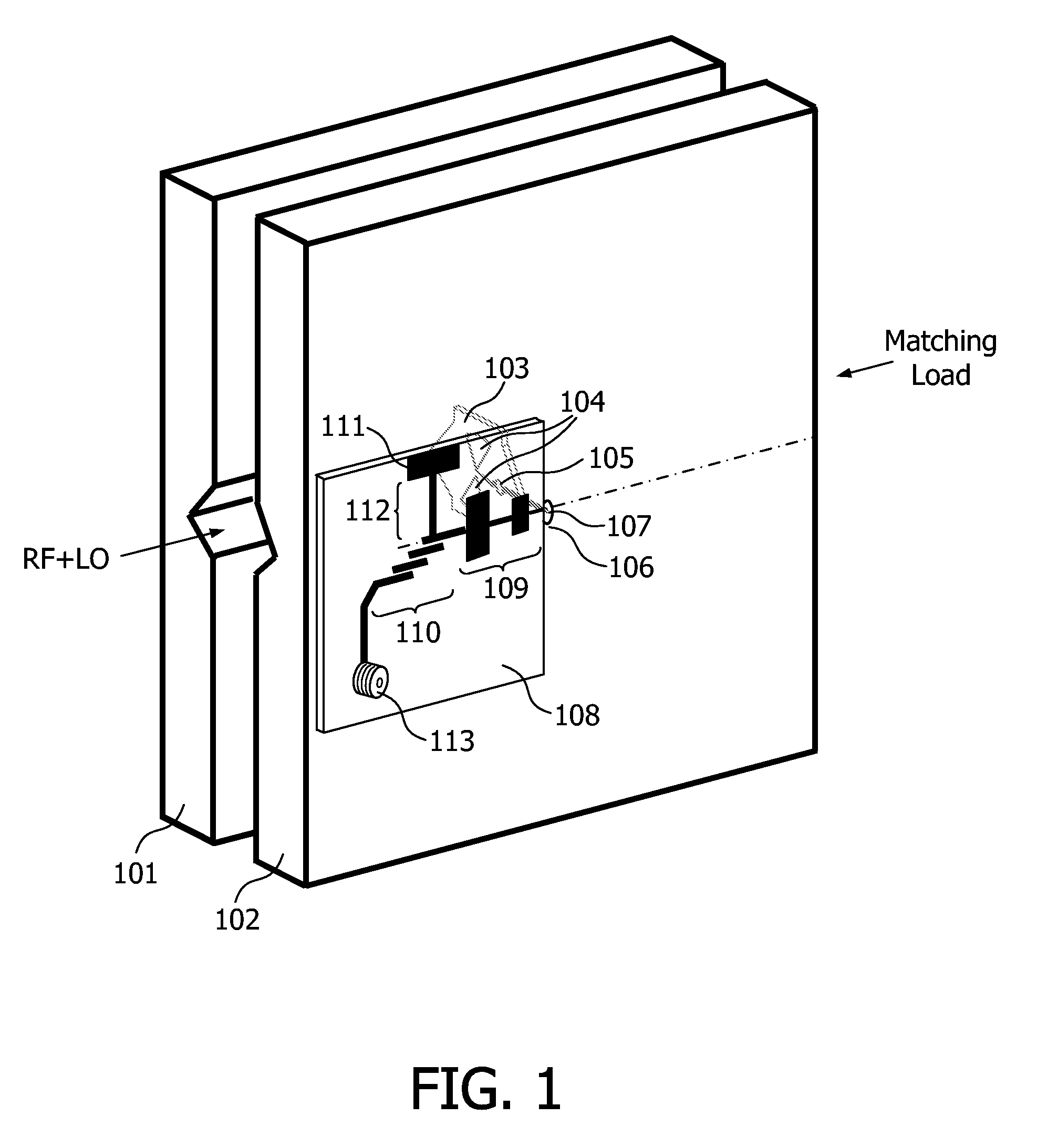 High Frequency Electromagnetic Wave Receiver and Broadband Waveguide Mixer
