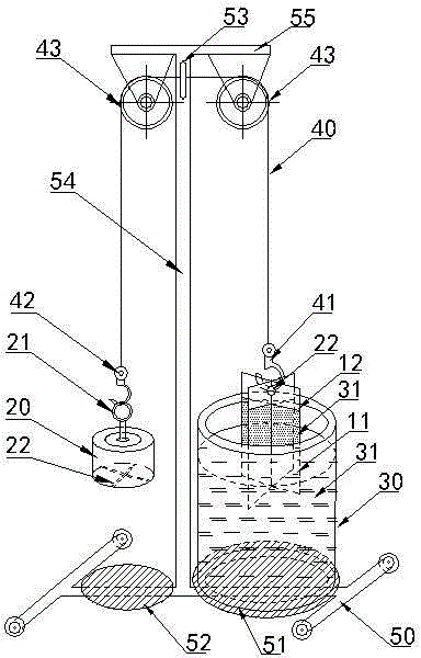 Adhesive dipping component and device for testing viscosity of soy-based formaldehyde-free wood adhesive